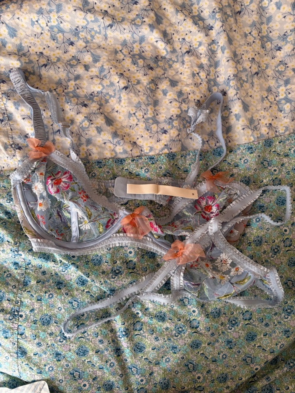 For Love and Lemons bra and thong